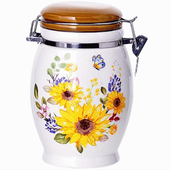 Банка для сыпучих продуктов "Подсолнух" Loraine LR 30304