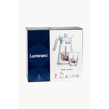 Набор кувшин + стаканы Luminarc Paris Spring P7565