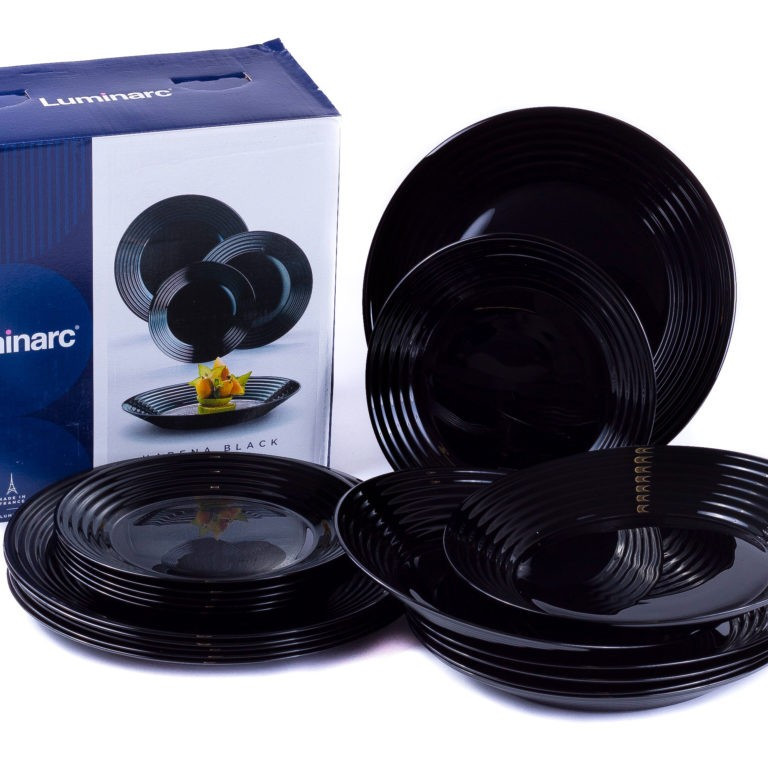 Столовый сервиз Luminarc Harena Black N5162 18 пр.
