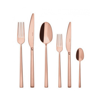 Набор столовых приборов Sambonet Rock PVD Copper 36 пр