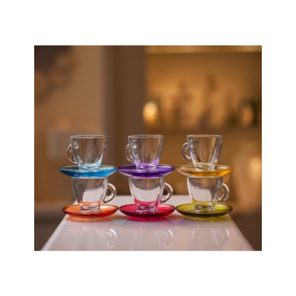 Сервиз кофейный Tognana Glass Multicolors N3585340032