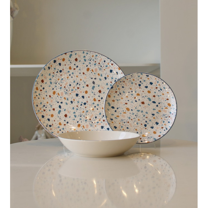 Столовый сервиз Tognana Madison Terrazzo MC070185729 18 пр