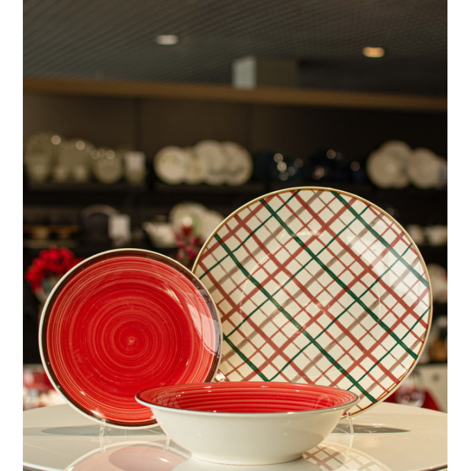 Столовый сервиз Tognana Louise Red tavern LS170189270 18 пр