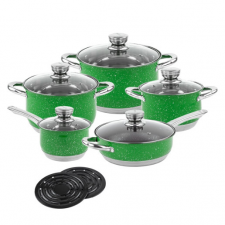 Набор кастрюль Royalty Line RL-1232 Green