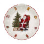 Блюдо круглое рельефное Villeroy & Boch Toys Fantasy "Санта и список подарков" 14-8332-3614 25 см