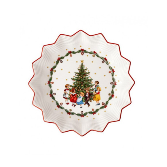 Салатник большой Villeroy & Boch Toys Fantasy "Дети вокруг елки" 14-8332-3633 24 см
