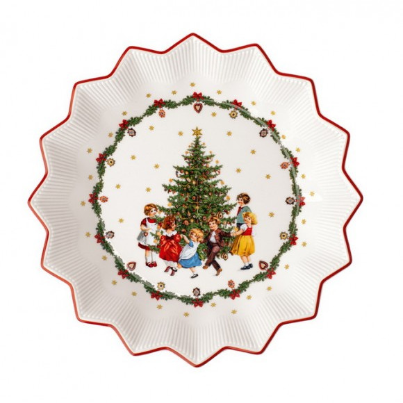 Салатник большой Villeroy & Boch Toys Fantasy "Дети вокруг елки" 14-8332-3633 24 см