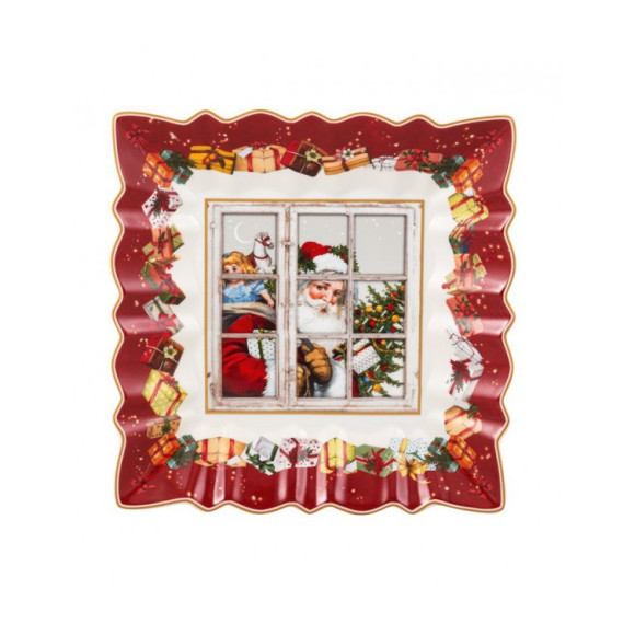 Блюдо квадратное Villeroy & Boch Toys Fantasy "Санта" 14-8332-3718 23 см