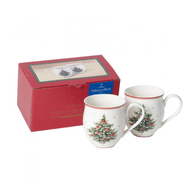 Набор из 2 кружек Villeroy & Boch Toys Delight "Елка" 14-8585-8403 440 мл