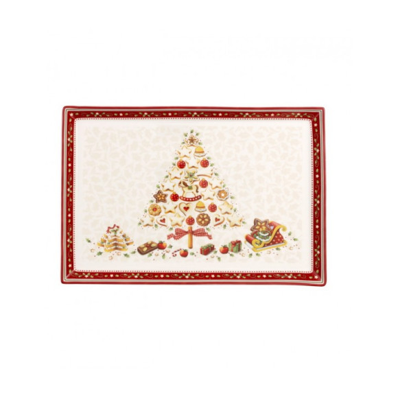 Блюдо для торта Villeroy & Boch Winter Bakery Delight 14-8612-2850 39х26,5 см