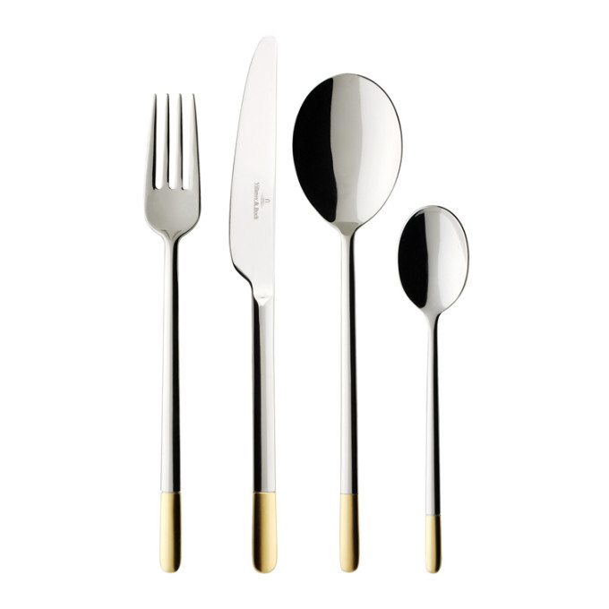 Набор столовых приборов Villeroy & Boch Ella gold plated 12-6351-9030 24 пр