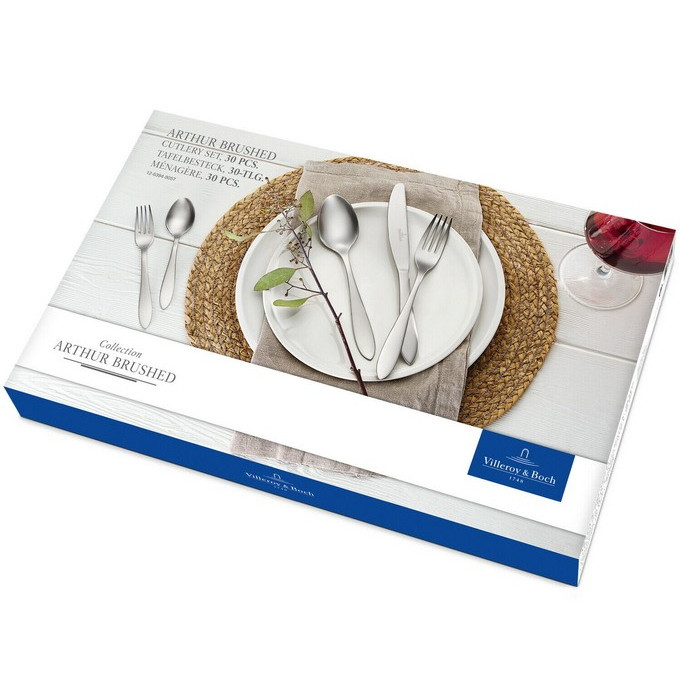 Набор столовых приборов Villeroy & Boch Arthur brushed 12-6394-9057 30 пр