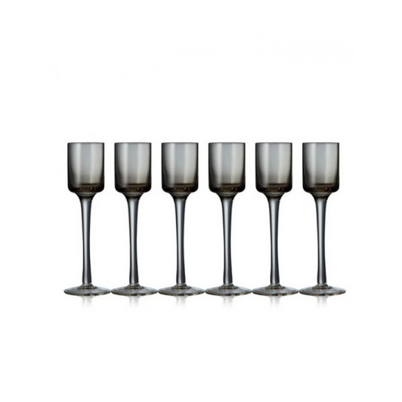 Набор шотов на ножке Lyngby Glas 12406 6 шт