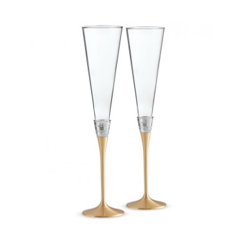 Набор бокалов для шампанского Wedgwood Vera Wang With Love Gold 40003664 2 шт
