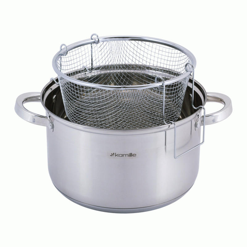 Кастрюля для фритюра Kamille KM-5625S 6,5 л