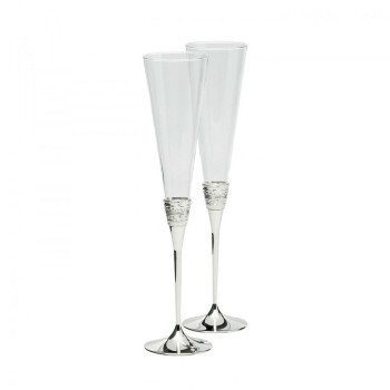 Набор бокалов для шампанского Vera Wang With Love Silver 57003606117 2 шт