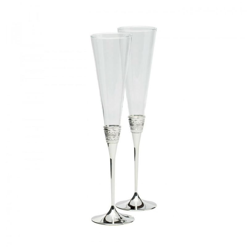 Набор бокалов для шампанского Vera Wang With Love Silver 57003606117 2 шт