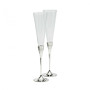 Набор бокалов для шампанского Vera Wang With Love Silver 57003606117 2 шт