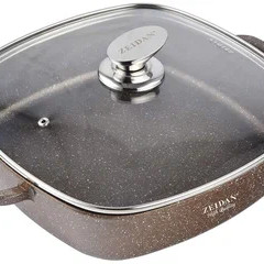 Жаровня со стеклянной крышкой Zeidan Z-501028 4,5 л