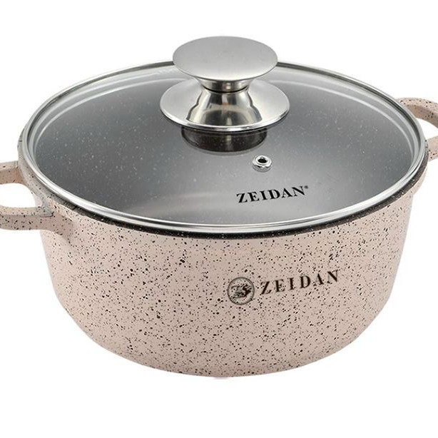 Кастрюля со стеклянной крышкой Zeidan Z-501044 3 л