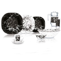 Столовый сервиз Carine Marble black V2709 44 пр.
