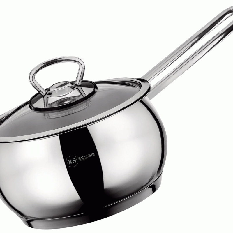 Ковш со стеклянной крышкой Rainstahl RS/SP 3108-16, 1,7 л