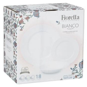 Столовый сервиз Fioretta BIANCO TDS100 18 пр.