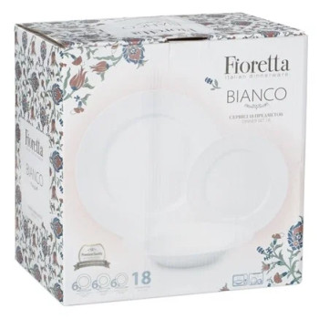Столовый сервиз Fioretta BIANCO TDS100 18 пр.