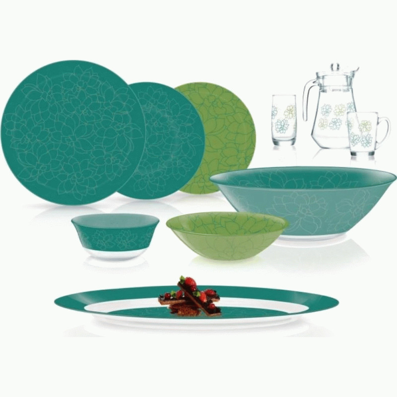Столовый сервиз Luminarc Simply Fleurs De Bach V2714 44пр.