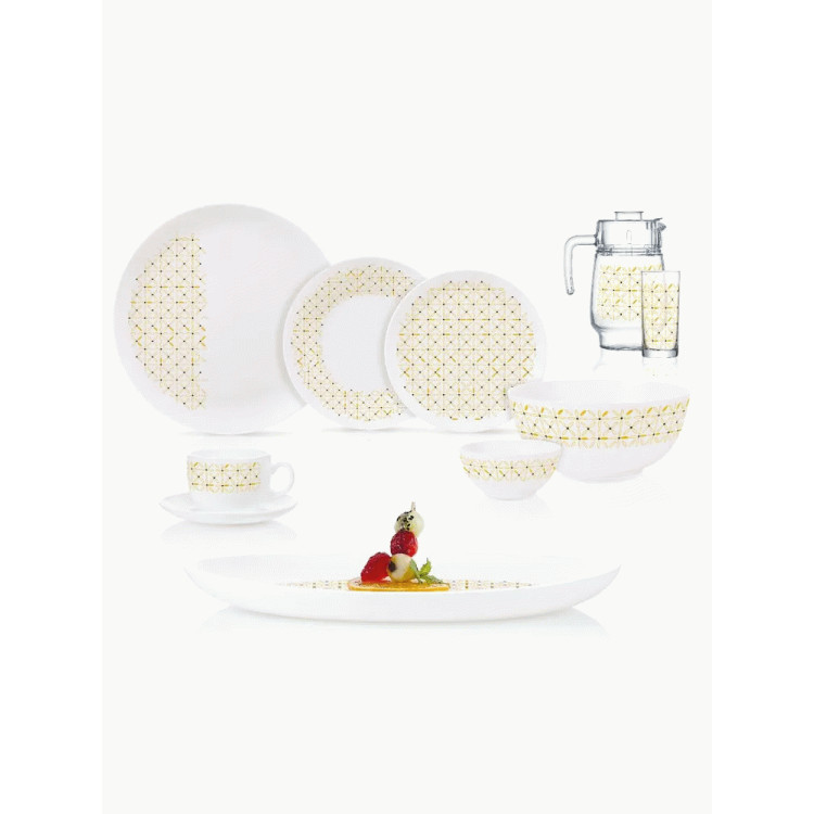 Столовый сервиз LUMINARCDIWALI CARINOSA GOLD Q7908 46 пр.