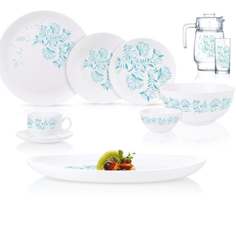 Столовый сервиз Luminarc Diwali Frescura Turquoise Q7823 46 пр.