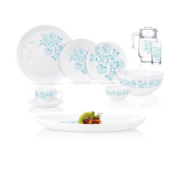 Столовый сервиз Luminarc Diwali Frescura Turquoise Q7823 46 пр.