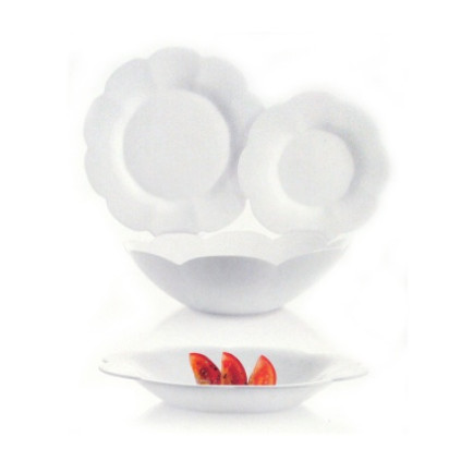 Столовый сервиз Luminarc FLORE WHITE Q8106 19 пр.