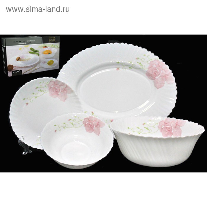 Обеденный сервиз "Нежность" Lenardi 115-051 10 пр.