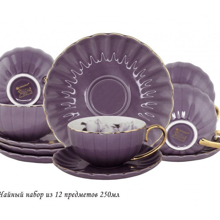 Чайный набор Lenardi 109-105 12пр. 250 мл