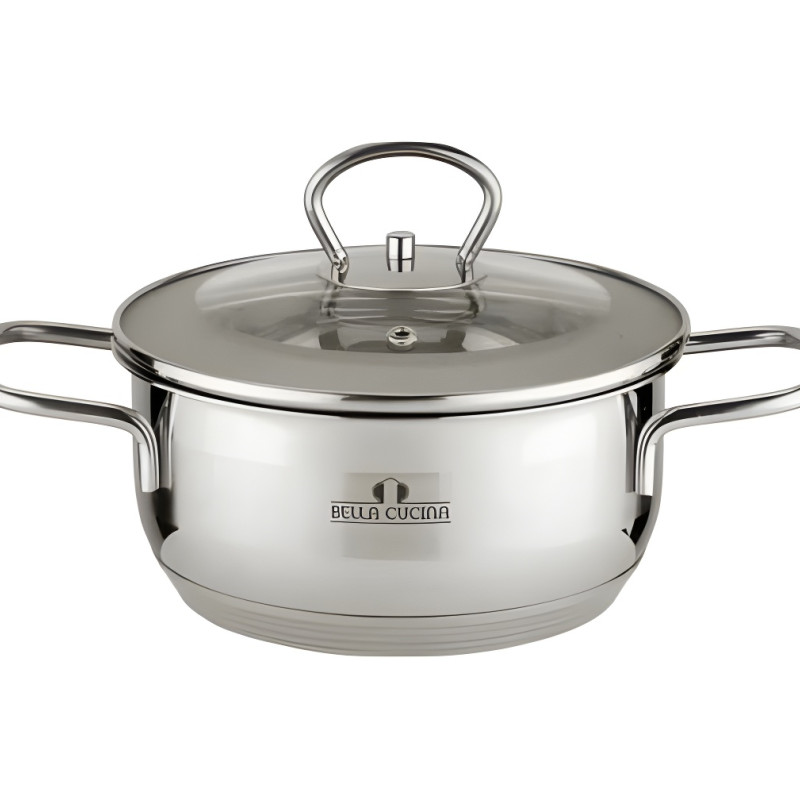 Кастрюля со стеклянной крышкой Bella Cucina BC-2007 3,1 л