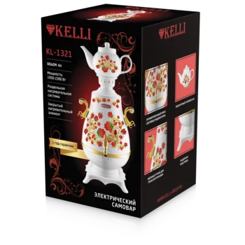 Электрический самовар-термопот Kelli KL-1321 4 л.
