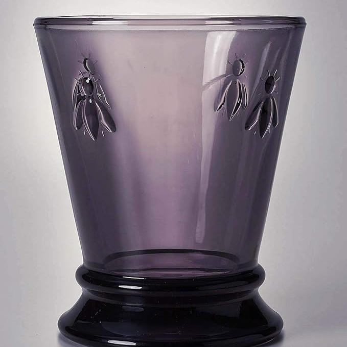 Бокалы с декором пчелы La Rochere ABEILLE AUBERGINE 612108 260 мл