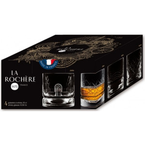 Бокалы La Rochere WHISKY DANDY 642701 300 мл, 4 шт.