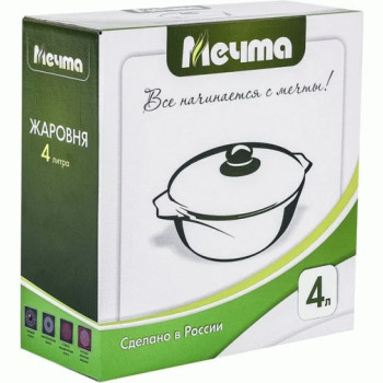 Жаровня Гранит МЕЧТА 34802 28 см 4 л