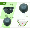 Казан Гранит black МЕЧТА 56802 6 л