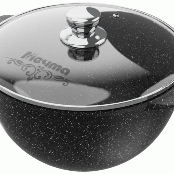 Казан Гранит black МЕЧТА 57802 7 л