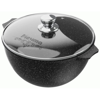 Казан Гранит black МЕЧТА 57802 7 л