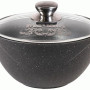 Казан Гранит black МЕЧТА 57802 7 л