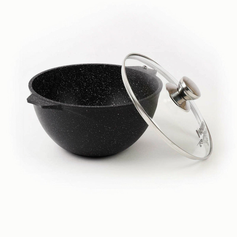 Казан Гранит black МЕЧТА 57802 7 л