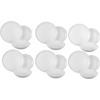 Столовый сервиз Luminarc DIWALI WHITE V6724 18 пр.