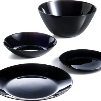 Набор столовый Luminarc ZELIE BLACK V3915 19 пр