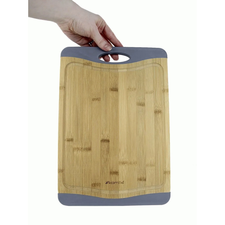 Доска разделочная из бамбука Kamille KM 10071 36,5х25,3х1,5 см