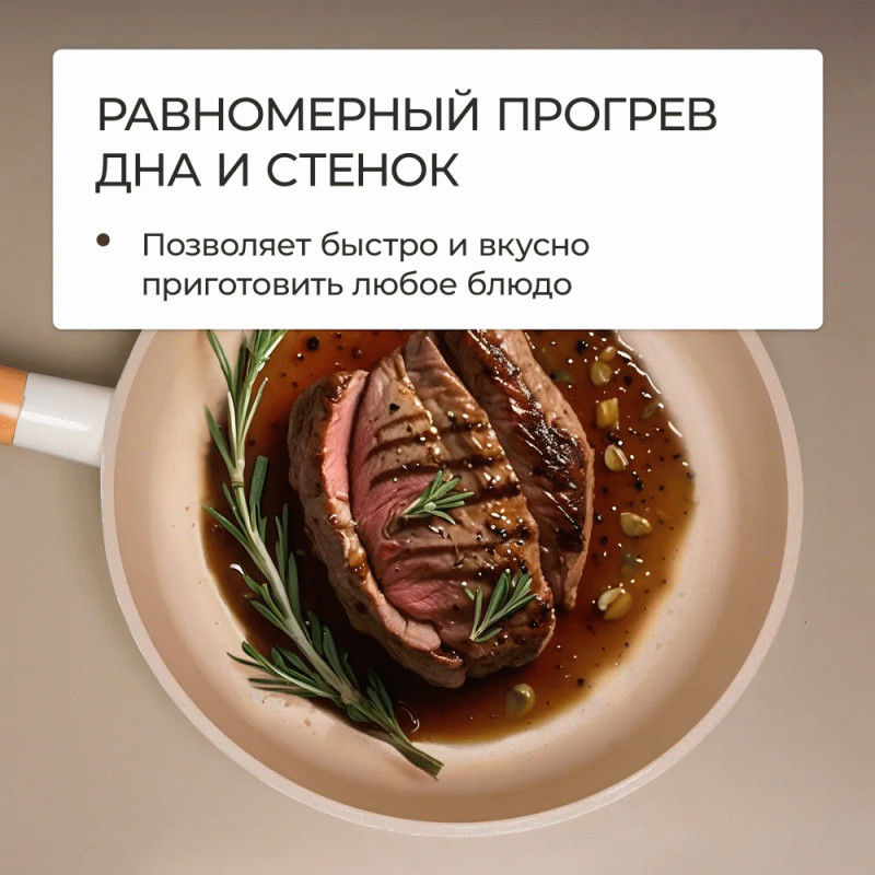 Сковорода с крышкой ZEIDAN Ivory Z-90250 24 см