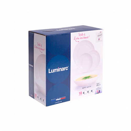 Набор столовой посуды Luminarc Apy. V9608 18 пр.
